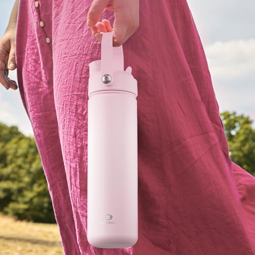 Insulated Water Bottle with Straw Stainless Steel Water Bottle