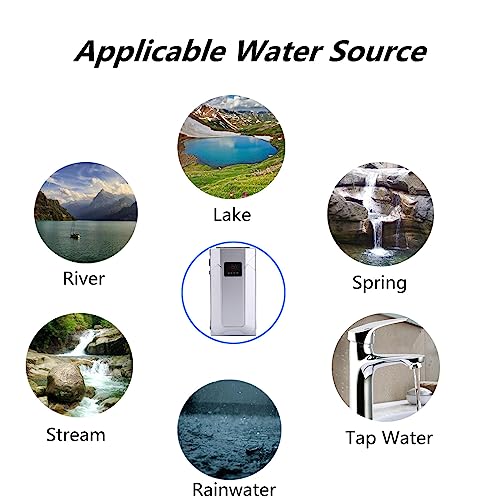 5 in 1 Water Filter Straw Auxiliary Pump 1000ml