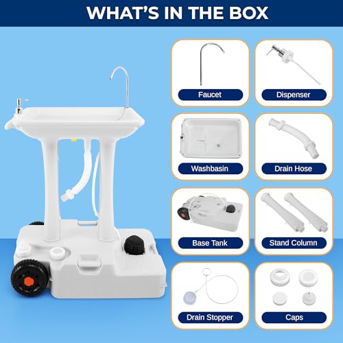 Portable Camping Sink with 30L