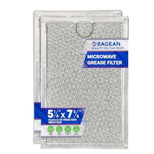 Microwave Filter 7.6” x 5.1” Fits GE WB06X10309 Oven Grease Filters (2 Count)