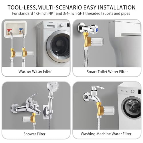 XZ01 Reusable Brass Washing Machine Water Filter