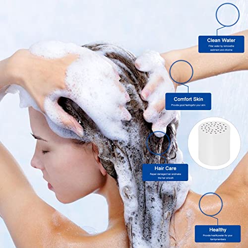 15 Stage Replacement Cartridge Universal High Output Shower Filter with VC (4 Count)