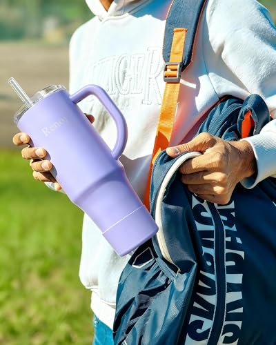 Insulated Mug 100% Spill Resistant Insulated Water Bottle for Iced Coffee & Hot Drinks