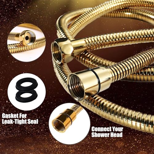 Shower Head 10" High Pressure Rain shower head with Handheld Spray Combo