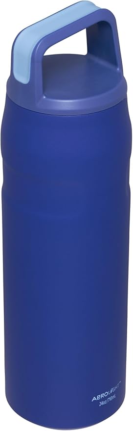 Stanley IceFlow Cap and Carry Water Bottle | Wide Mouth Twist Lid | Lightweight & Leakproof for Travel & Sports | Insulated Stainless Steel | BPA-Free