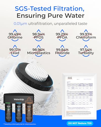 TSB UF 0.01 μm Ultra Filtration Under Sink Water Filter System