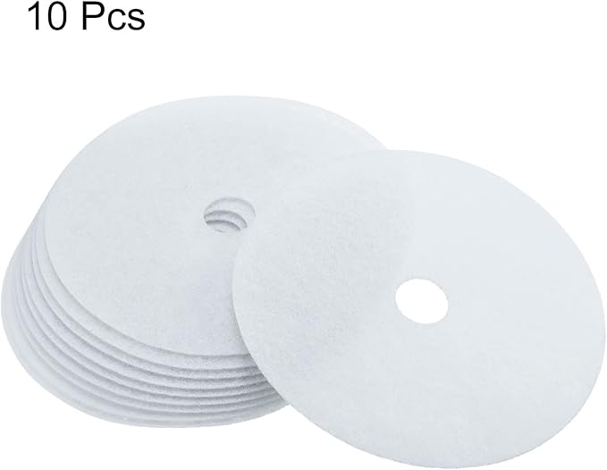 MECCANIXITY Universal Cloth Dryer Exhaust Filter, Cotton 235x33mm White for Clothes Dryer Filter Replacement Pack of 10
