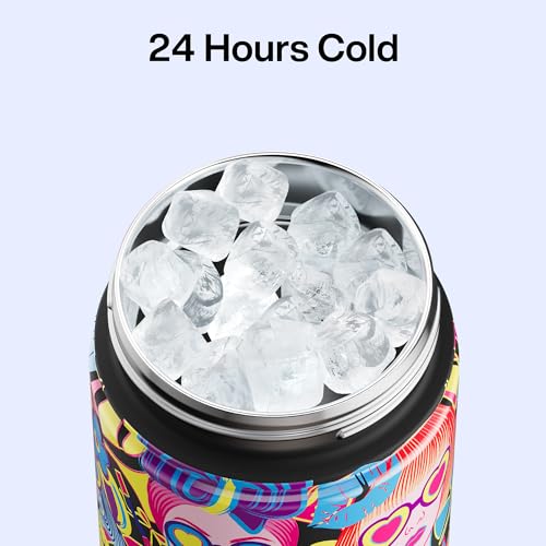Insulated Water Bottle with Straw Stainless Steel Water Bottle