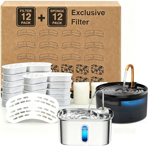 Cat Fountain Filter Replacement (12 Count)