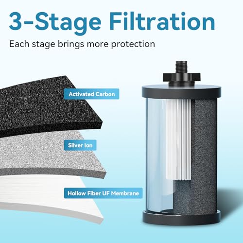 2 PCS 2387 Pro Replacement Water Filter Compatible with Alexapure