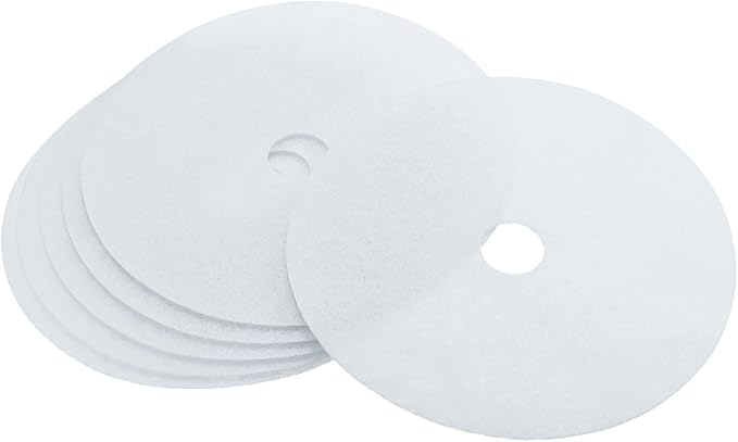 MECCANIXITY Universal Cloth Dryer Exhaust Filter, Cotton 235x33mm White for Clothes Dryer Filter Replacement Pack of 6