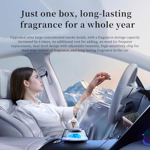 Smart Car Air Freshener 5 Ambient Light & Mist Car Fragrance (2 Count)