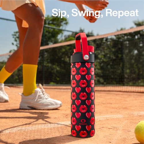 Insulated Water Bottle with Straw Stainless Steel Water Bottle