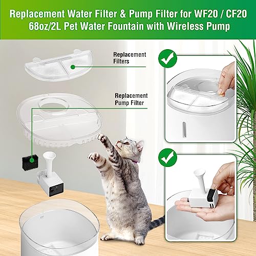 6 Pack Replacement Filters for WF20