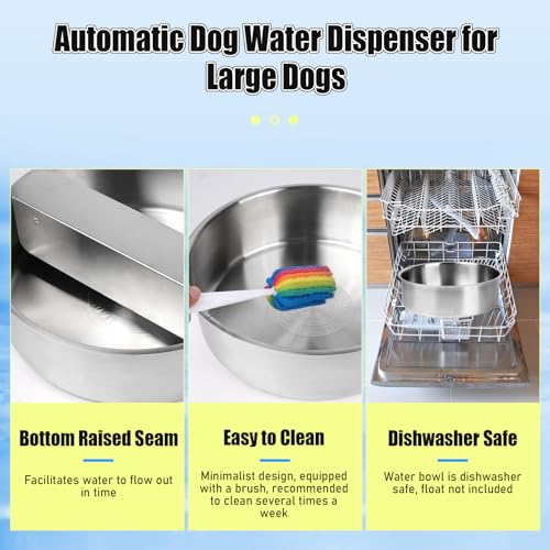 Automatic Dog Water Bowl Dispenser Large Breed