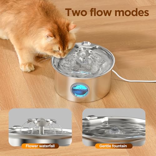 Stainless Steel Cat Water Fountain