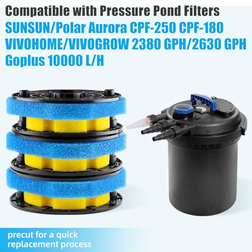 Replacement Sponge Filter Media Pad Compatible with VIVOHOME