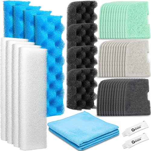 52 Pcs Replacement Filter Media Kit Compatible with Fluval 406 (52 Count)