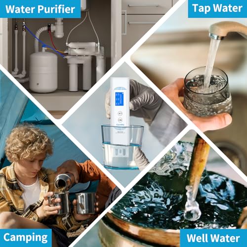 6 in 1 Water Tester for Drinking Water and Calibration Solution