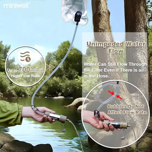 L630 Portable Water Filter with Upgraded Vacuum Packaging