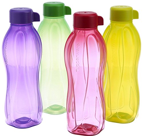 Eco Sports 1 Litre Aqua Safe Water Bottle (4 Count)