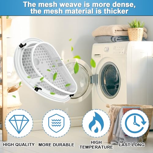 UPGRADED 8531964 W10828351 Dryer Lint Trap Filter & Cover with Stainless Steel Mesh Screen Compatible with Whirlpool Kenmore Dryer