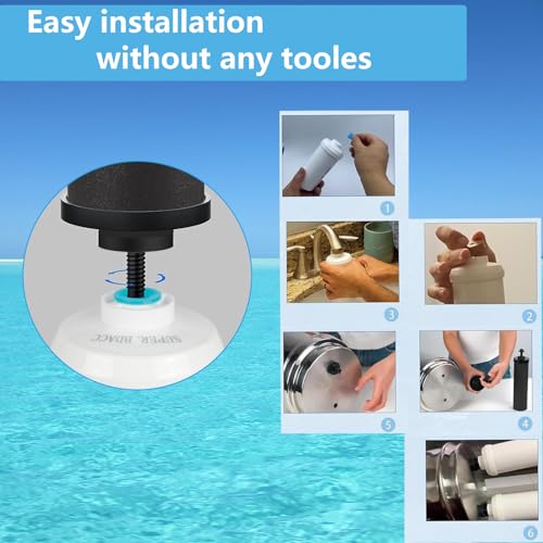 Water Filter Replacement for Berkey® and K5366 Fluoride Filters (4 Count)