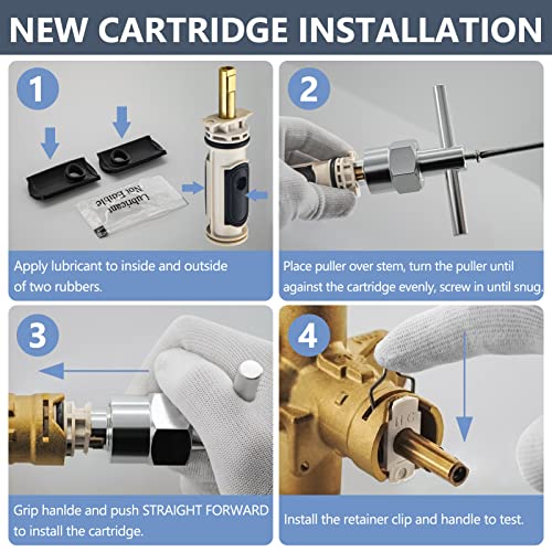 Shower Cartridge Compatible with Moen 1222 Replacement Cartridge