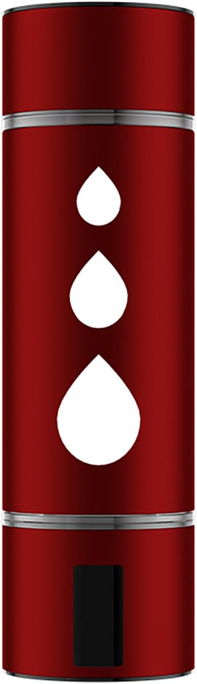 Smart PEM Portable Hydrogen Water Bottle – 230ml High-Concentration Hydrogen Generator Cup | Rechargeable Molecular Hydrogen Water Bottle for Travel, Fitness, Office Use Red B
