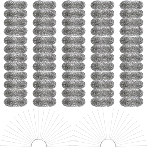 60 Pieces Washing Machine Lint Traps with 60 Cable Ties (60 Count)