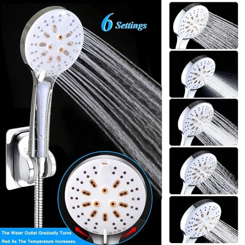 Shower Head 10" High Pressure Rain shower head with Handheld Spray Combo