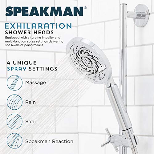 VS-5000-E2 Hand-held-showerheads, 2 GPM, Polished Chrome