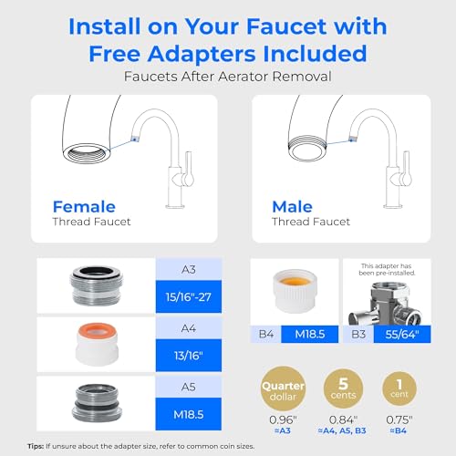 CTF 01 Water Filter for Sink Faucet (2 Count)