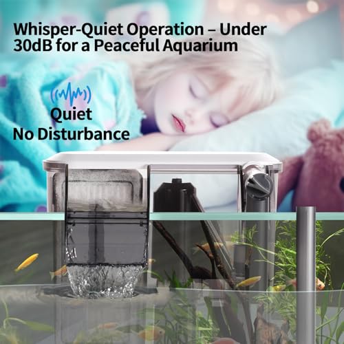 HOB Aquarium Filter with UV Sterilizer