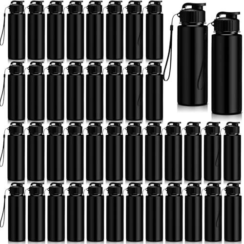 50 Pieces Reusable Plastic Water Bottles Bulk (50 Count)