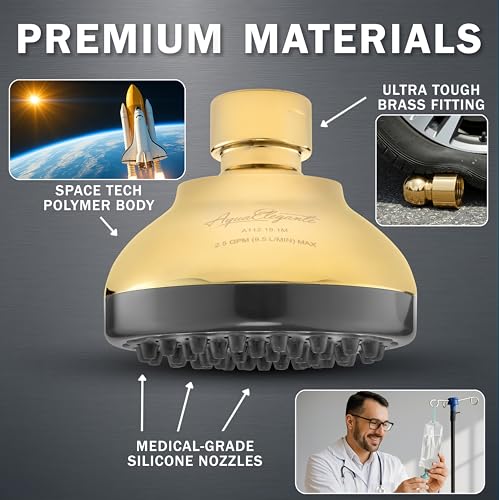 Pressure Boosting Shower Head
