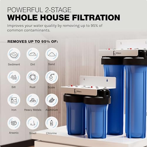 4.5 x 10 Sediment CTO Heavy Metals Well Water Filtration System
