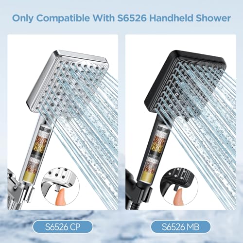 Shower Head Filter Replacement Cartridge for MakeFit Filtered Shower Head with Handheld