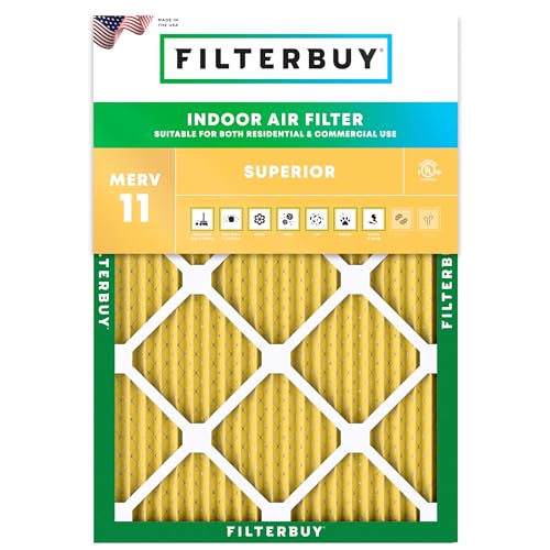 16.5x21x1 Air Filter MERV 11 Pet & Allergy Defense