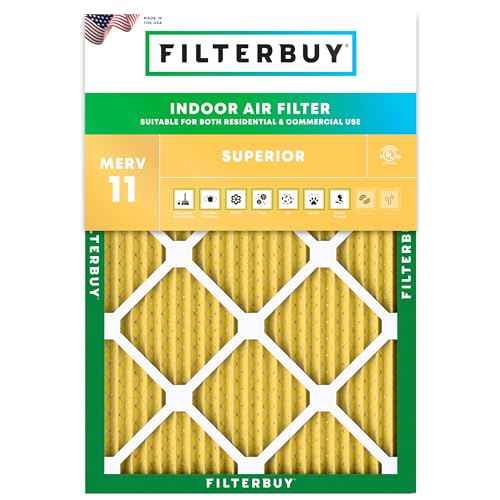 15x20x1 Air Filter MERV 11 Pet & Allergy Defense