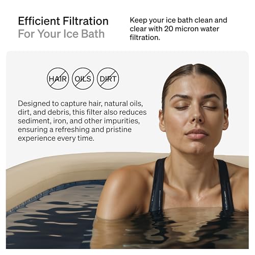 10" x 2.5" Cold Plunge Water Filter 20 Micron (6 Count)