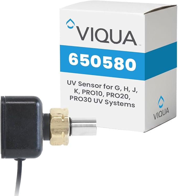 VIQUA 650580 Professional UV Water System Sensor - OEM Replacement Sensor for G, H, J, K, Pro10, Pro20, Pro30, Pro50 Series Ultraviolet Output Monitor for Water Treatment