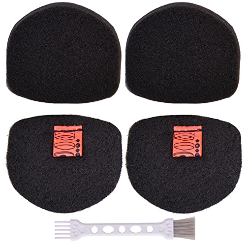 for Shark CH951 UltraCyclone Pet Pro Plus Replacement Foam Felt Filters (2 Count)