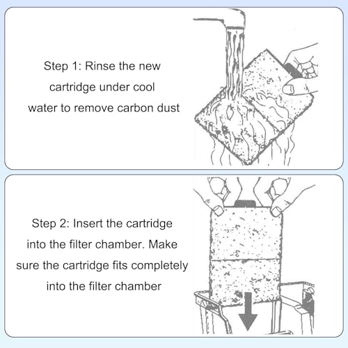 3pcs Filter Cartridges Compatible with Topfin Top Fin EF
