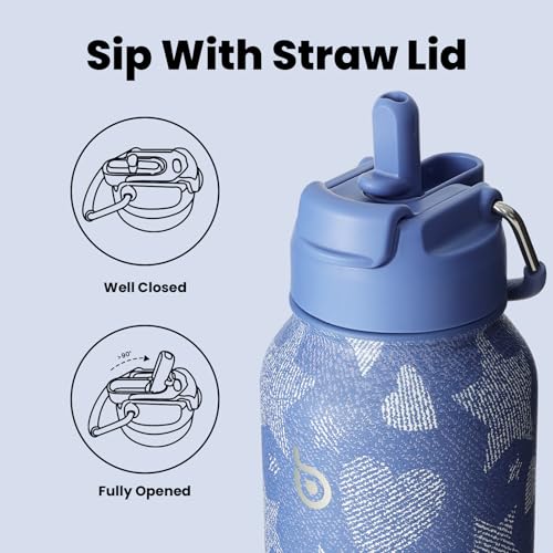 32oz Insulated Water Bottle with Pill Box
