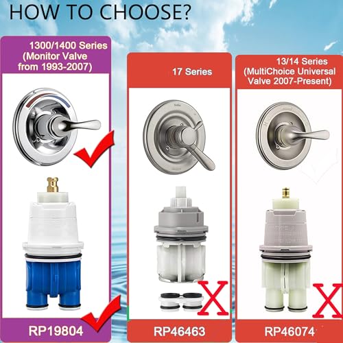 RP19804 Shower Cartridge Assembly Replacement for 1300
