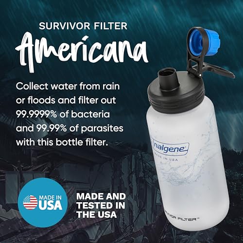 Americana Ultra Light Water Bottle with Filter