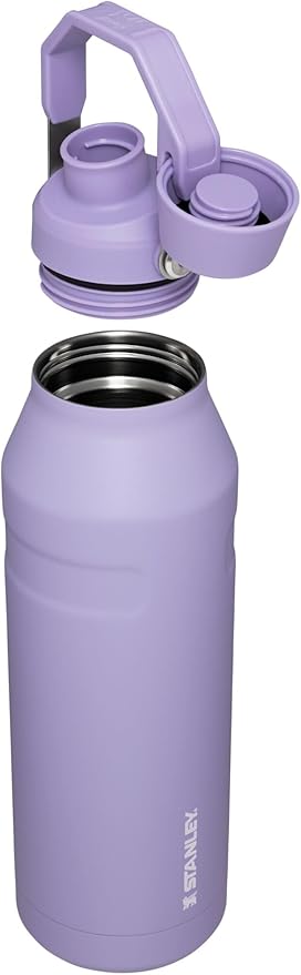 Stanley IceFlow Fast Flow Water Bottle | Angled Spout Lid | Lightweight & Leakproof for Travel & Sports | Insulated Stainless Steel | BPA-Free