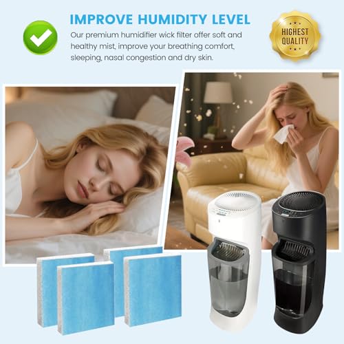 Upgraded HFT600 Humidifier Wicking Filter T for Honeywell HEV615 HEV620
