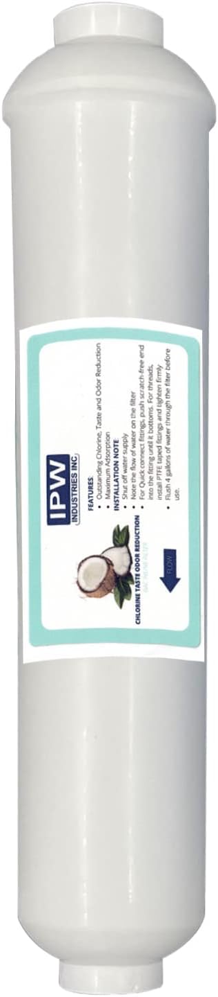 4 Pack of filters including 50 GPD Membrane w/ 1/4" JG QC by IPW Industries Inc.